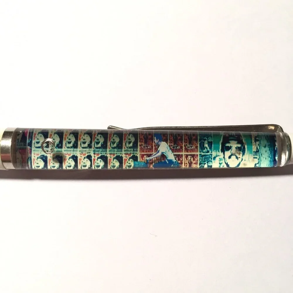 The Museum of Wonder Wall Floaty Pen Japan Souvenir Promo Man on Bike Moves Art